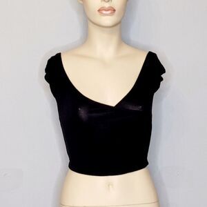 Tildon Black Crop Shirt